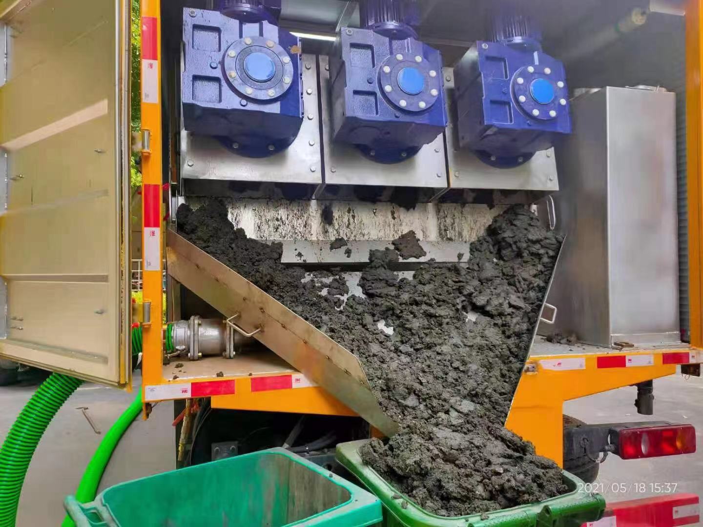 庐山化粪池清掏城市维护站-泥浆净化干湿分离处理